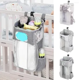 Storage Bags Diaper Crib Hanging Bag Convenient Multifunction Cot Bed Organizer Infant Products Bedside Organization