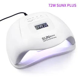 Accesories 72W LED Lampa paznokciowa z 36 szt. Lampa UV do manicure żel paznokcie suszarka do suszenia lampa paznokci lampa auto Manicure Narzędzia manicure