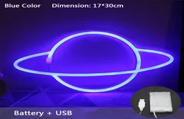 LED Neon Sign Light SMD2835 Indoor Lamp Night Planet Space Mixed Color For Lead Holiday Lighting Xmas Party Wedding Table Decorati4723577