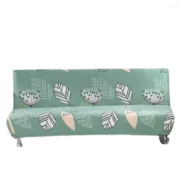 كرسي يغطي Svetanya Futon Sofa Cover Armless Print Slipcover