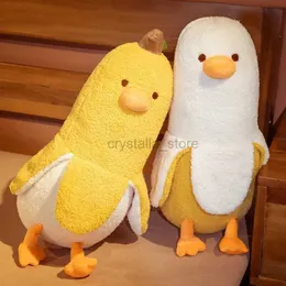 Filmes tv luxuoso brinquedo engraçado banana um amigo pato figura homofonia haste banana pato combinação de pelúcia brinquedo criativo parofolize brindes 240407