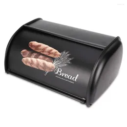 Jewelry Pouches Bread Box Large Capacity Metal Holder Bin Container Kitchen Storage Organizer 3.1-4L