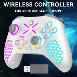 Oyun Denetleyicileri Joysticks Xbox Serisi X S Xbox One Controller PC Oyun Kartı 650mAh Pil Kablosuz Denetleyici Çok Fonksiyonlu Joystick Q240407