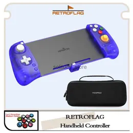 Oyun Denetleyicileri Joysticks Retroflag Handheld Controller Fiş ve Salon Sensörü Drift ile Oynayın Switch NS OLED Konsolu ile Uyumlu Ücretsiz Oyun Kurulu Q240407