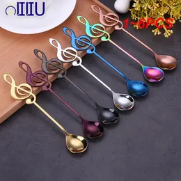 Coffee Scoops 1-6PCS Mug Spoon 304 Material Teaspoon Special Gift Stainless Steel One-piece Molding Home Supplies Sugar