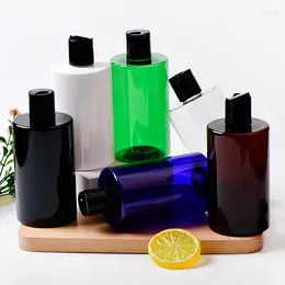 Depolama Şişeleri 20pcs 300ml Boş siyah beyaz büyük plastik şişe Şampuan sıvı sabun duş jeli kozmetik ambalaj