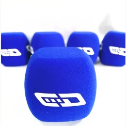 Tillbehör Linhuipad Broadcast Foam Microphone Windcreen Sponge Mic Cover Windshields för handhållna intervjumikrofoner 4 cm diameter