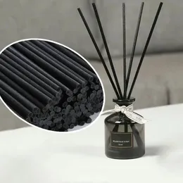 1000st D543mm Black Fiber Rattan Sticks Essential Oil Reed Diffuser Aromatic For Home Fragrance Air Freshener 240407