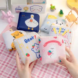 Förvaringspåsar Kvinnor Tampong Bag Sanitary Pad Pouch Servett Kosmetisk arrangör Makeup Purse Girls Holder