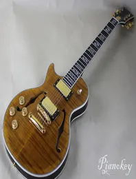 Custom guitar storeOEM Left handed semihollow body electric guitarMade in China items3789751