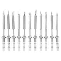 Sets 11pcs/set Ts100 Mini Digital Soldering Iron Tip Replacement Bit Head K Ku I D24 Bc2 C4 Curtain