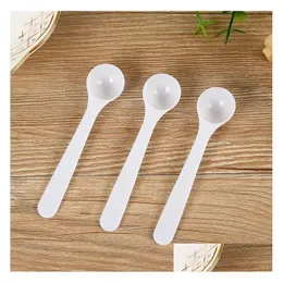 Spoons 1G/2Ml Plastic Measuring Spoon For Coffee Milk Protein Powder Kitchen Scoop 916 Drop Delivery Home Garden Kitchen, Dining Bar F Dhvyb