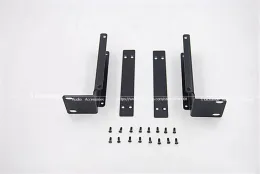 Microfones Rack Rack Suporte de montagem Kits de rack de cabos de extensão para Shure SLX Receptor sem fio SLX14 SLX24 Microfone sem fio