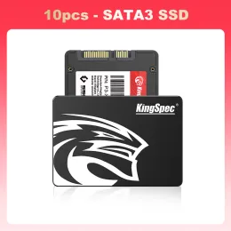 Drukarki 10pcs KingSpec SSD SATA3 128G 256G 512G 1TB 2TB HDD 120G 240G 480G SATA3 Dysk twardy twardy wewnętrzny stały dysk twardy na laptop PC