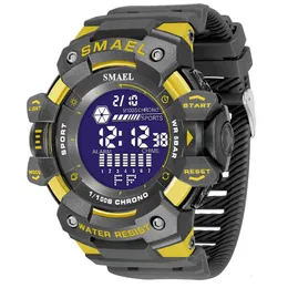 Digital Dial Digital Dial Digital Personalizzati Sports Trendy Multi Functional Glow 50 Me metri Waterproof Men's Watch