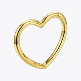 Enfashion Heart Manşet Bangles Kadınlar İçin Aksesuarlar Altın Renk Pirinç Bilezikler Moda Mücevher Arkadaşları Hediyeler Pulseira BC2006 240407