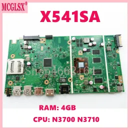 Placa -mãe X541SA com N3700 N3710 CPU 4GBRAM Notebook Prainboard para ASUS X541SA A541SA F541SA R541SA D541SA Laptop Placa -mãe
