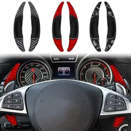 Real Carbon Fiber Paddle Shifters for BENZ A C E SL GT G GLA GLB GLC GLE GLS Class 2015-2022 Car Steering Wheel Extension