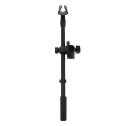 Suporte de braço de braço microfone de microfone telescópio de metal stands clipe de montagem altura ajustável piso universal mesa de rotação curta