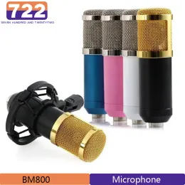 Microphones BM 800 Professional Microphone BM800 Mic Studio Condenser Microphone for Karaoke Podcast Recording Live Streaming Mikrofon