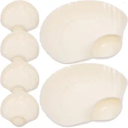 Zestawy naczyń stołowych 6pcs serwujący talerz z sosem DUMPLING DOMUPLING DOMOWY Taler