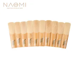 Naomi 10pcsbox tenor القصب ساكسفون القصب Be Saxophone Reeds 3 Sax Reed Strength Parts Woodwind Accessories New1176724