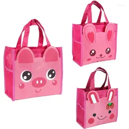 Bolsas de armazenamento infantil desenho animado portátil lancho