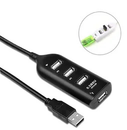 Mini USB High Speed 4port 4 Port USB -концентраторный переключатель для ноутбука для ноутбука компьютер Blackwhite8920733