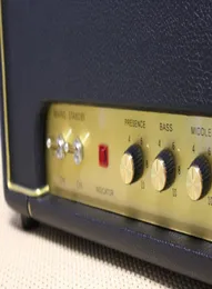 Пользовательский Plexi1959 Винтажный шкаф ручной проводной головку гитары 50 Вт в черном с EC833 EL342 Loop с Master Volume1328323