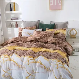 Bedding Sets Kotudenavy Luxury Set Velvet Cover Tampa de neve Fleece espessou 150x200 220x240 para mulheres