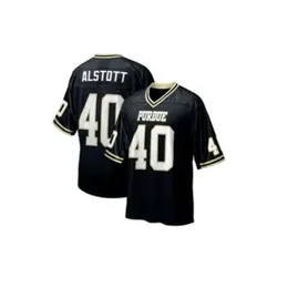 GDSIR Custom Mike Alstott 40 Purdue Football Throwback Jersey All Ed S-6XL