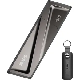 SSK 2TB USB USB SSD Solid State Flash Drive with Lightning-Fast 550MB/s転送速度、USB 3.2 Gen 2 Type-Cスマートフォンのサムジャンプドライブ、ラップトップ、MacBook Pro