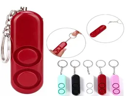 Mini Personal Alarm Self Defense KeyChain Double Horn Safe Stable Portable Alarm Safe For Women DHL Delivery9973637