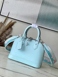 Neue Frauenhandtasche Kowide Wasser Ripple Pink Blue Frauen Handtasche Schalenbeutel Crossbody Bag M22620