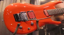 Custom JS2140 Joe Muscle Car Orange Electric Guitar Floyd Rose Tremolo Bridge HS Pickups Luxury Abalone Dot Inlay Chrome Hardwa4881236