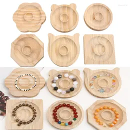 Schmuckbeutel Perlenbrett DIY Armband Halskette Bambus Combo Perlen Matten Focken Holzlagerorganisator Erstellen Erkenntnisse Zubehör machen Accessoires
