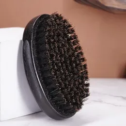 New MAN Hair Brush Boar Bristle For Men's Beard Shaving Comb Face Massage Facial Hair Cleaning Brush Wave Comb