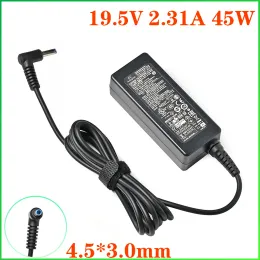 Adaptador 19.5V 2.31A 4,5*3,0mm 45W Charger de adaptador de energia CA para HP Stream X360 11 13 14 Searies 741727001 740015001 TPNQ155