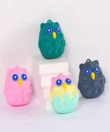 Fidget Toys 5Style Owl Bubble Music Sports Push It Bubble Sensory Autism Special Needs Scesso Stening Squeeze Decompression Toy F9425836