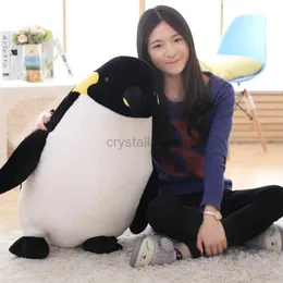 Filme TV Plüschspielzeug 40-80 cm riesiger niedlicher Fett Penguin Plüsch Spielzeug Animal Pinguins Puppenfamilie Fuzzy Little Plushie für Geschenk 240407