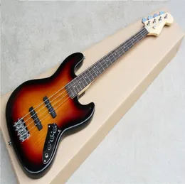 Custom 4 Strings Rosewood Fingerboard Electric Bass Jazz Bass Gitarre mit weißen Punkten Inlaychrome Hardware2 PICKUPSOFFER CEPAPILI4575237