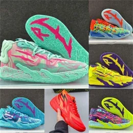 4s Lamelo Schuhe Ball Lamelo 3 Mb03 Mb3 Männer Basketballschuhe Rick Morty Rock Ridge Red Queen nicht von hier aus lo ufo buzz schwarzer blühender Herren Trainer S Größe 3646 a