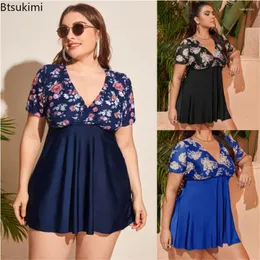 Menas de banho feminina verão sexy de duas peças de maiô para mulheres gordas pint slim fit banhing surfing serve women women plus size biquínis conjuntos