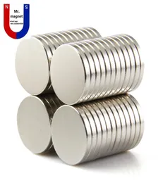 WHOLOR 50PCS SUPER Strong 20x2 Magnet 202 N35 Stały magnes ziem rzadkich 20 mm x 2 mm Przemysł Neodymowy Magnet D20X2mm9512471