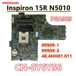 Płyta główna CN0Y6Y56 0Y6Y56 dla Dell Inspiron 15R N5010 Laptop płyta główna HM57 PGA989 099091 099092 48.4HH01.011