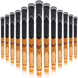 13pcs/حزمة القياسية الحجم المحترف غزل الكربون غولف الجولف Grips Golf Club Wood Grip 8 Color Agarre del Palo de Golf 240323