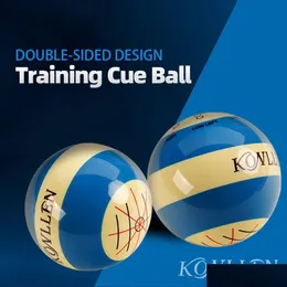 Бильярдные шарики Konllen Бильярдные Cue Ball Practice Practice Trachic Artifact Замена 2-1/4/2-1/16 Table Snooker Accessories 240327 DRO DHMGR