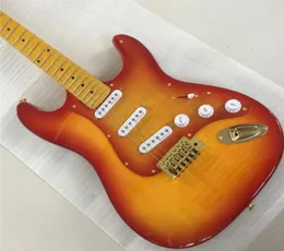 Factory cała gitara elektryczna i pickup SSH White Pickguard Rose Wood Panel zapewniają dostawę gitary 9173595