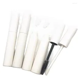 Bottiglie di stoccaggio bottiglia cosmetica in plastica vuoto tubo bianco PET 10ml 30/50pcs Contenitore Contenitore Lip glassino ciglia Riemibile