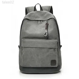 Bolsas multifuncionais DIDA Bear 2023 Womens Canvas Backpack Garotas e meninas Laptop Mochila Rucksack Grey YQ240407